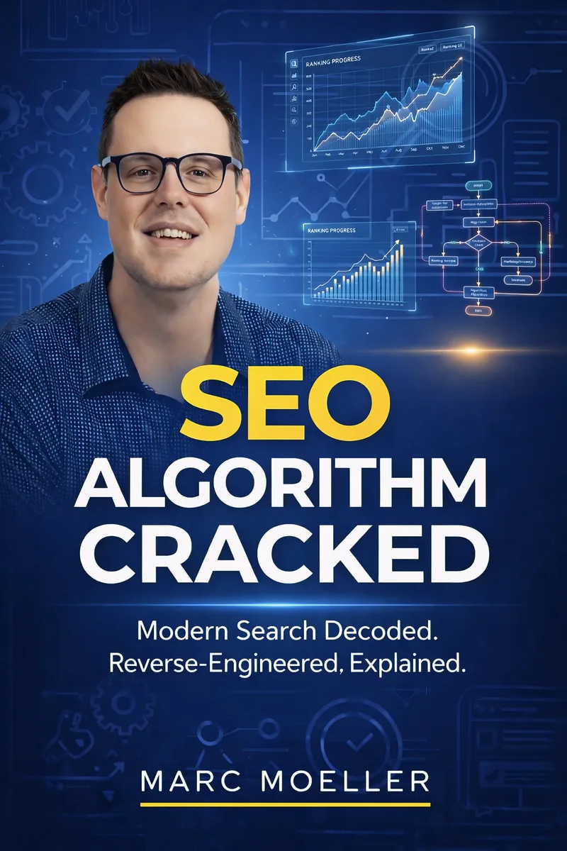 Cover of SEO Algorithm Cracked by Marc Moeller